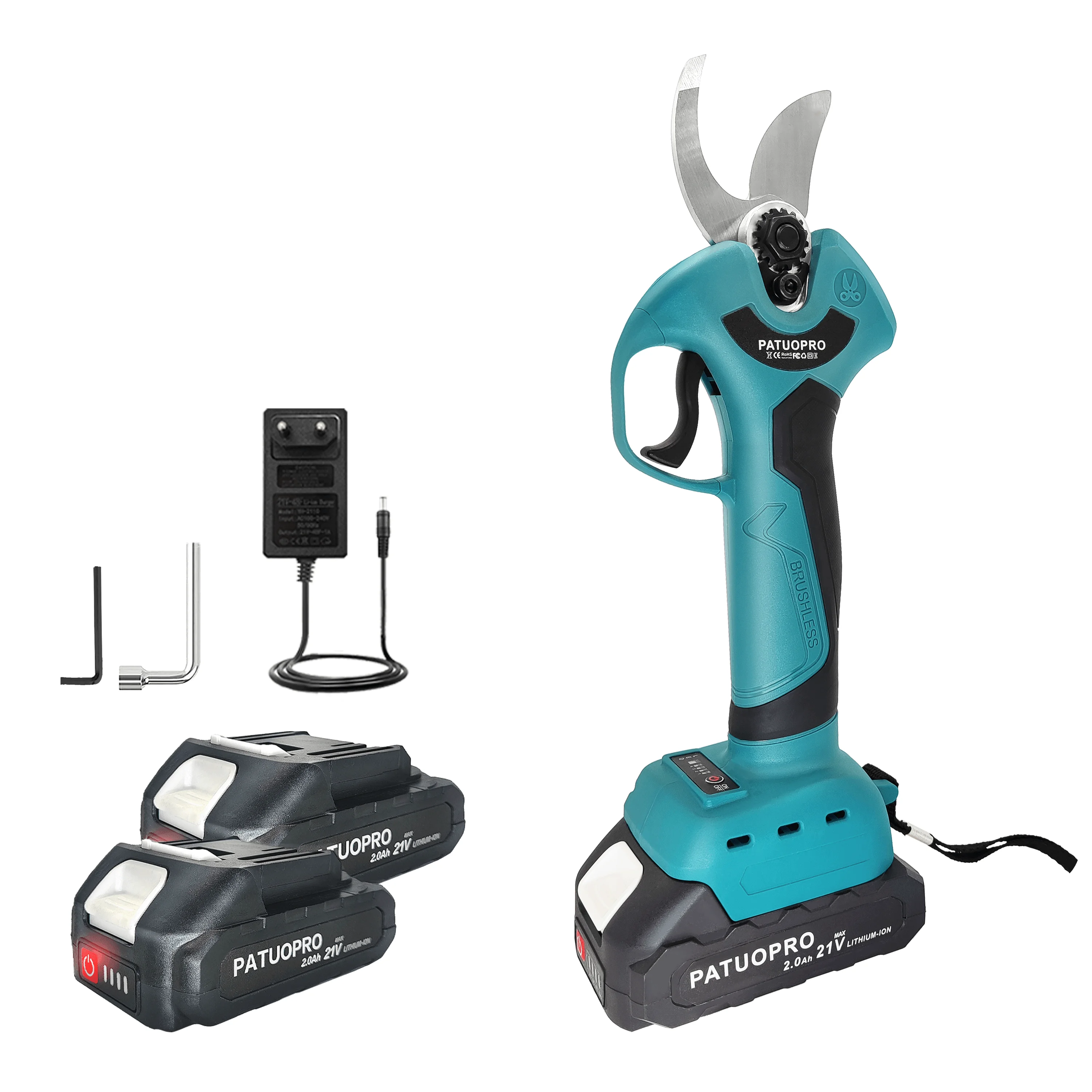 Cordless Tesoura de Podar Eletrica Recarregável Brushless Garden Pruner Cortador Elétrico para Makita 18v Bateria