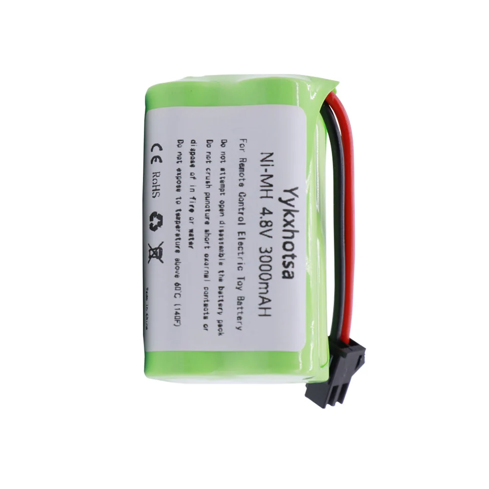 4.8V 3000mAh NiMH AA akumulator SM/JST/EL-2P/Tamiya/5557-2 P wtyczka dla zabawki zdalnie sterowane samochody łodzie zbiorniki roboty części 4.8V