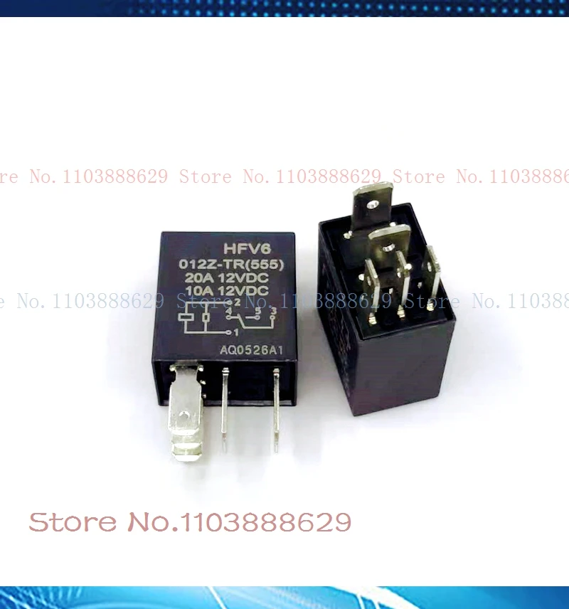 

HFV6 012Z-TR 12VDC DIP-5 20A