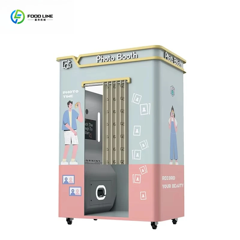 Customized Selfie Touch Screen Self Service Payment Mirror Magazine Box Photo Booth Hot Sale