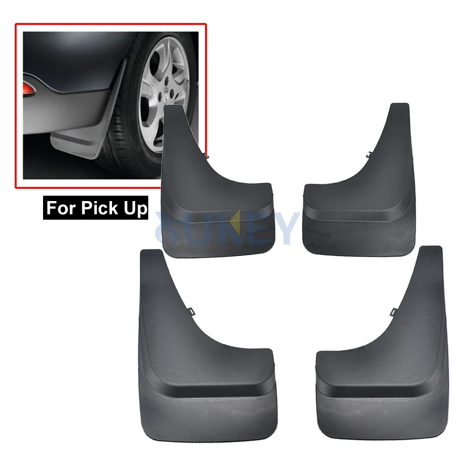 Universal Pickup Trunk SUV Mud Flaps Large SUV Pick up Mudflaps Splash Guards For Toyota Tundra Tacoma 4Runner Hilux Vigo 2018