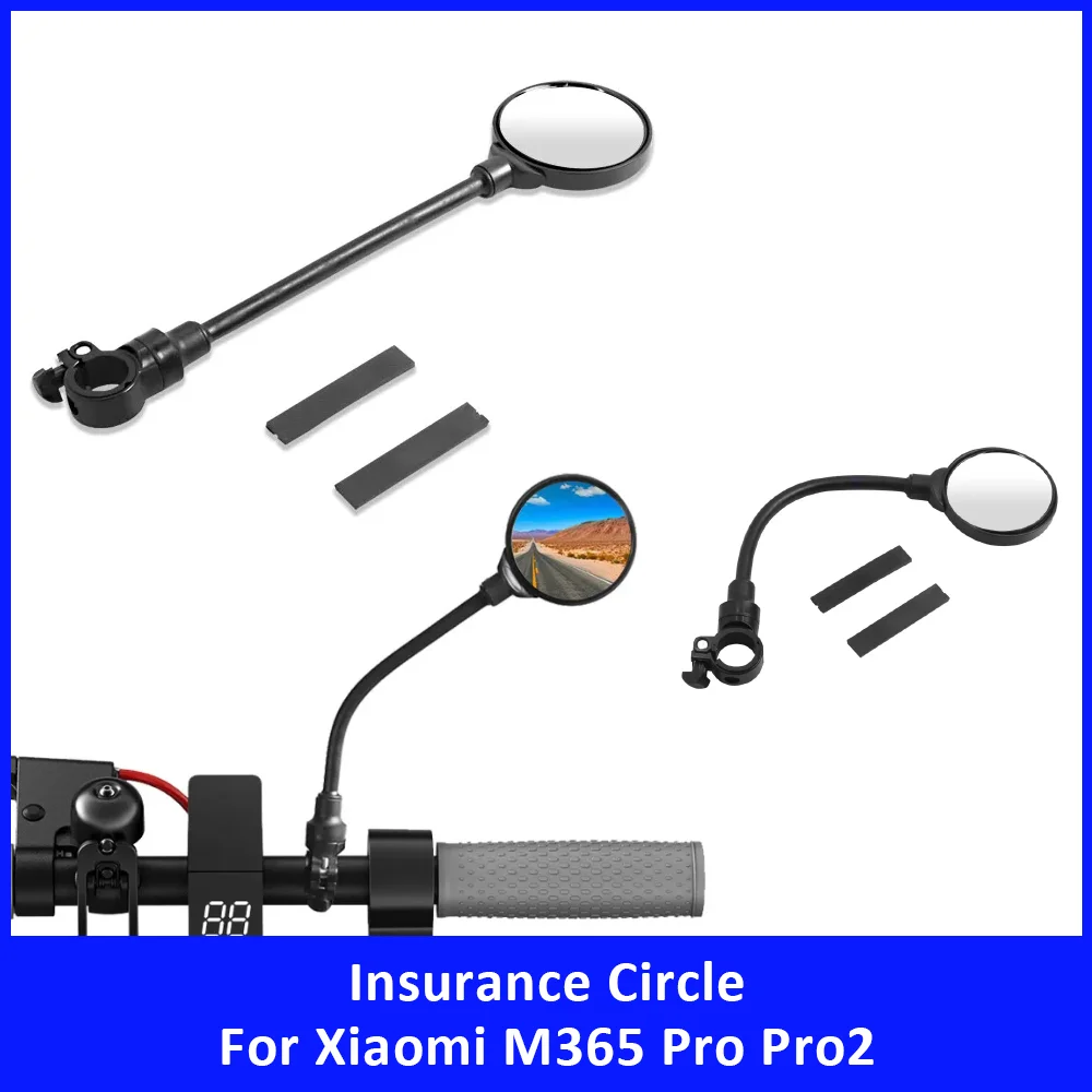 

360 ° Универсальное регулируемое по повороту зеркало заднего вида для электросамокатов Xiaomi M365 Pro/Pro2, аксессуары и запчасти