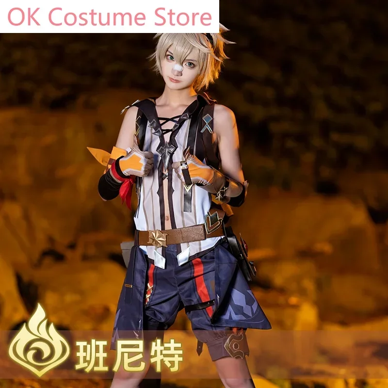 Genshin Impact Bennett MEN cosplay costume Cos Game Anime Party Uniform Hallowen Play Role clothes Clothing