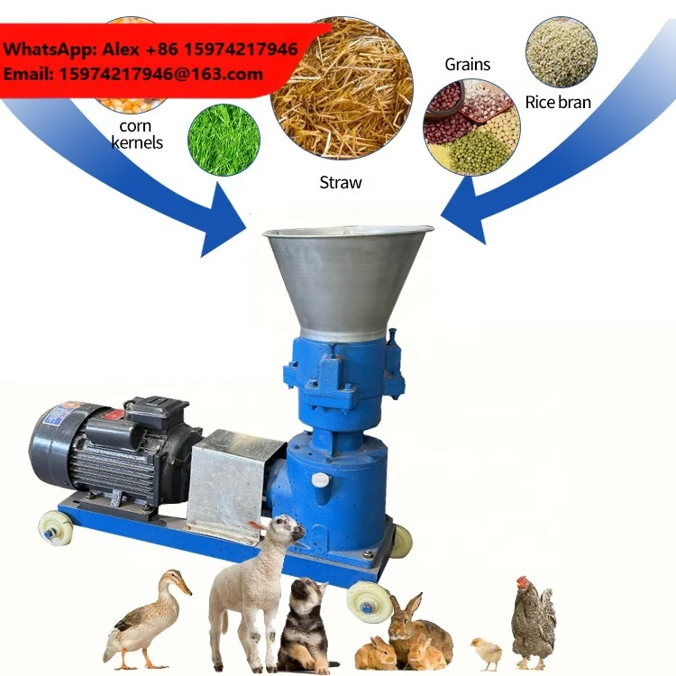 Trade Assurance Animal Pellet Mill Cattle Feed Pelletizer Machine For Animal Feeds