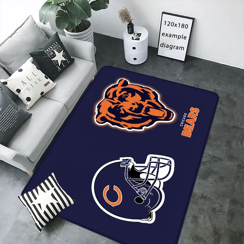 Front Door Mat Entrance Outdoor Chicago Bears Things for the Home Accsessories Room Mats Design Carpet Rugs Floor Rug Foot Bath