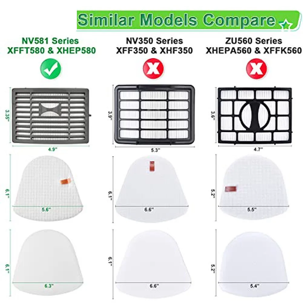 Filter Replacement For Shark For Navigator Powered Sweeping Roboat Vacuum Cleaner Replacement Accessories Spare Parts