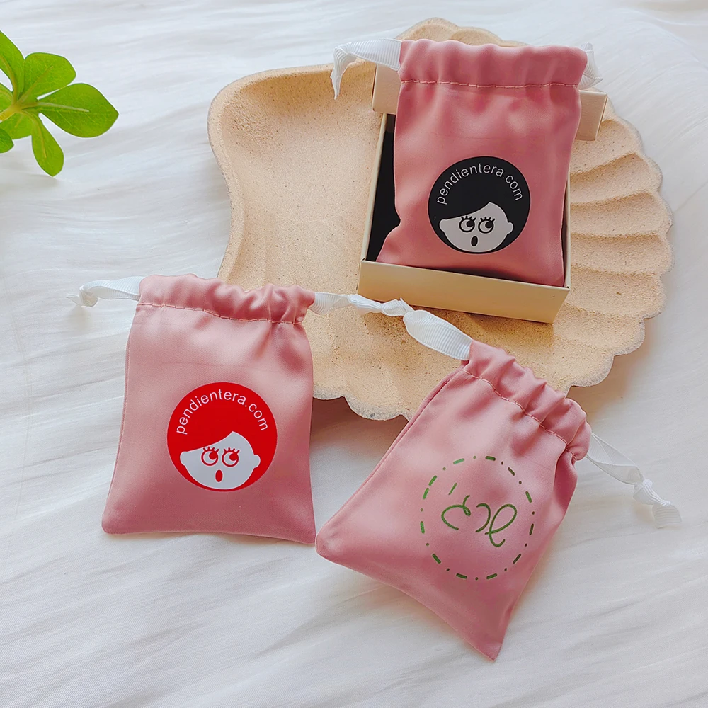

50Pack Customizable Silk Satin Drawstring Gift Bags 9x12cm Wedding Favors Packaging Pouch Jewelry Rings Bridal Party Accessorie