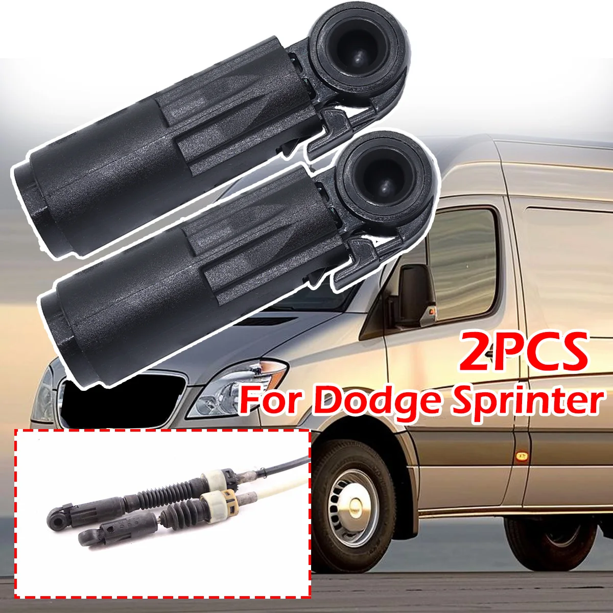6 Speed Manual Gearbox Shift Cable Linkage Control Collet Shifter Lever Selector End Rod Connect For Dodge Sprinter 2007-2009