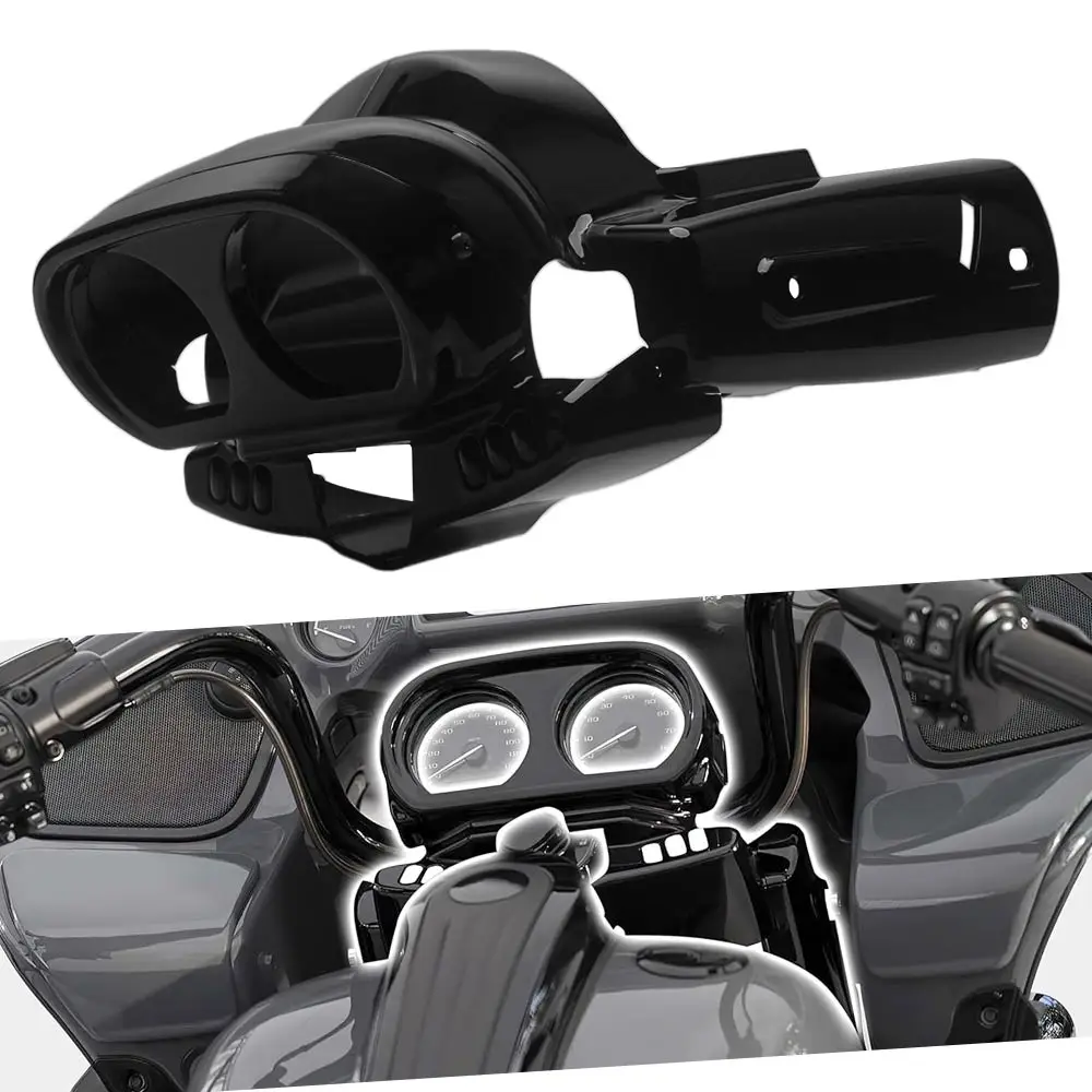 For Harley Road Glide Special CVO Ultra Limited FLTRXS FLTRXSE 2015-23 Motorcycle Instrument Housing Gauge Speedo Fairing Cover