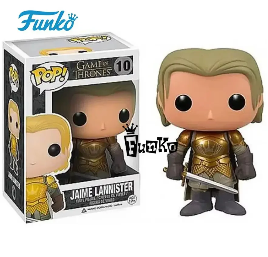 FUNKO POP Game of JAIME LANNISTER 10# Vinyl Figure Doll PVC Action Vinyl Figure Model Toy Collectible Toys Thrones  for Children