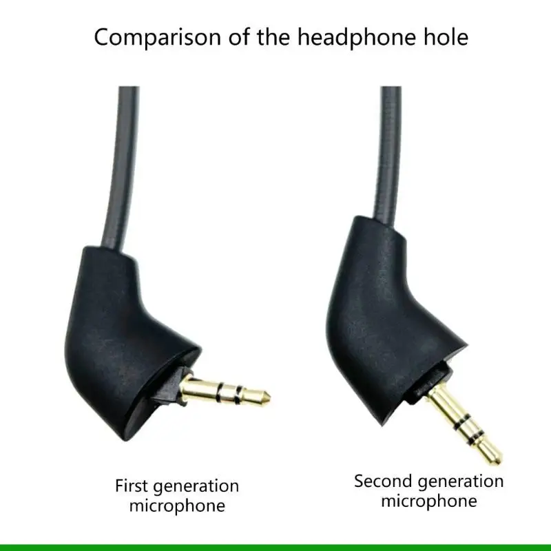 U55C Detachable Microphone Mic for New Version Cloud II Wireless Gaming Headsets Noise Cancelling Mic 3.5mm