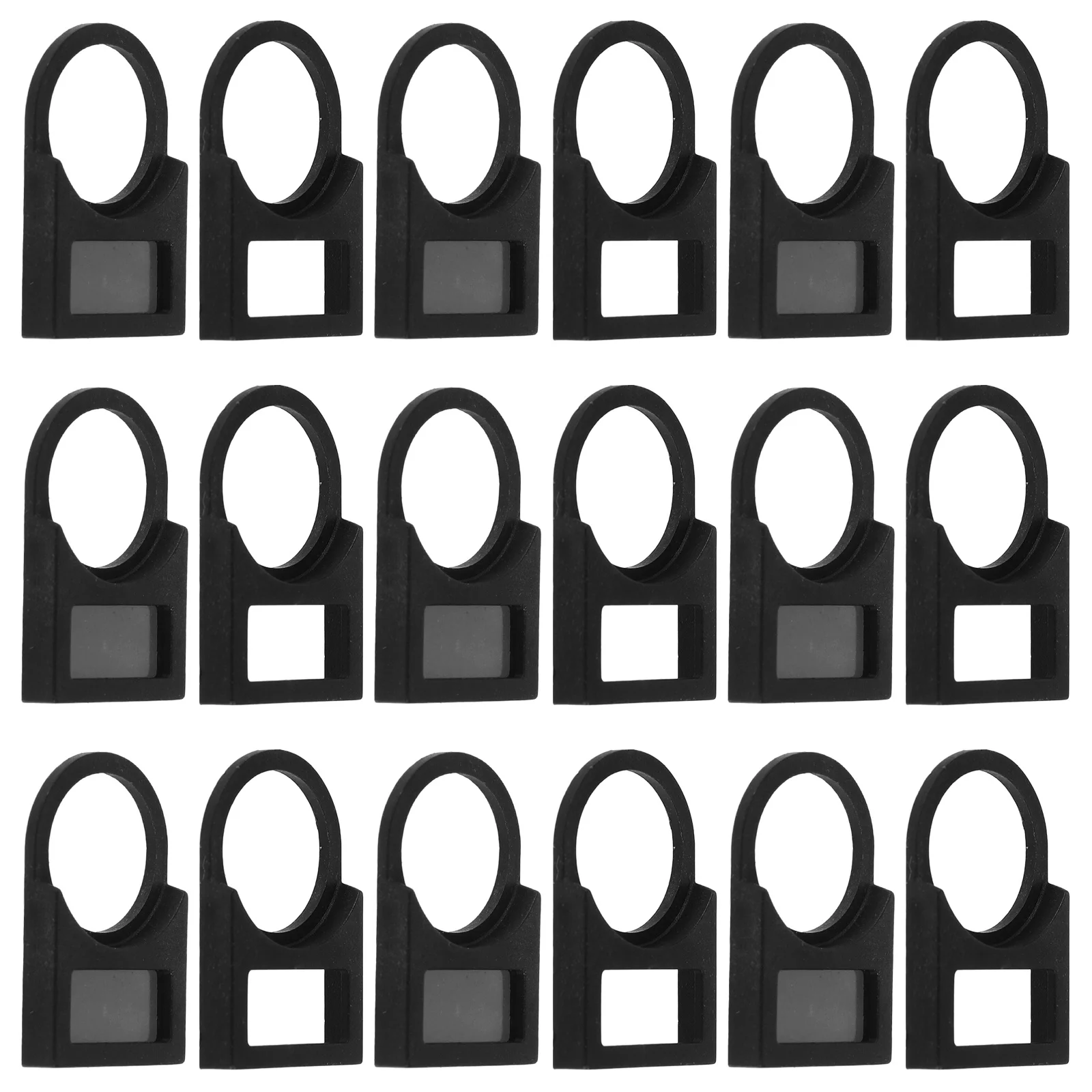 

100 set Push Button Switch Notice Board Plastic Electrical Identification Sign For Multiple Environments Durable Safety