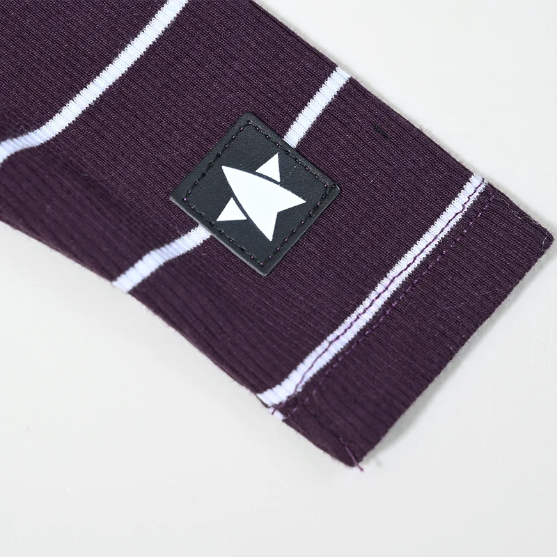 AA-Gestreifte Pyjamas für Kinder Jungen und Mädchen Zweiteiliges Set und Baby-Strampler Langarm Herbst/Winter Gerippte Baumwollkleidung – Detail 39