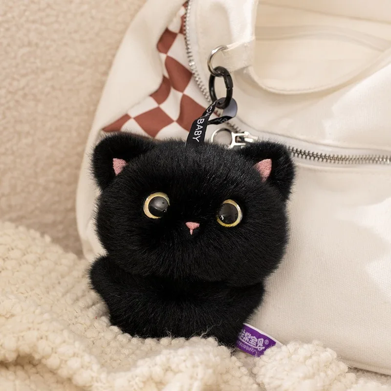 LLavero de peluche de dibujos animados, juguetes de peluche de atracción magnética desmontable, muñeco de peluche de elefante vívido, colgante para mochila, decoración del hogar