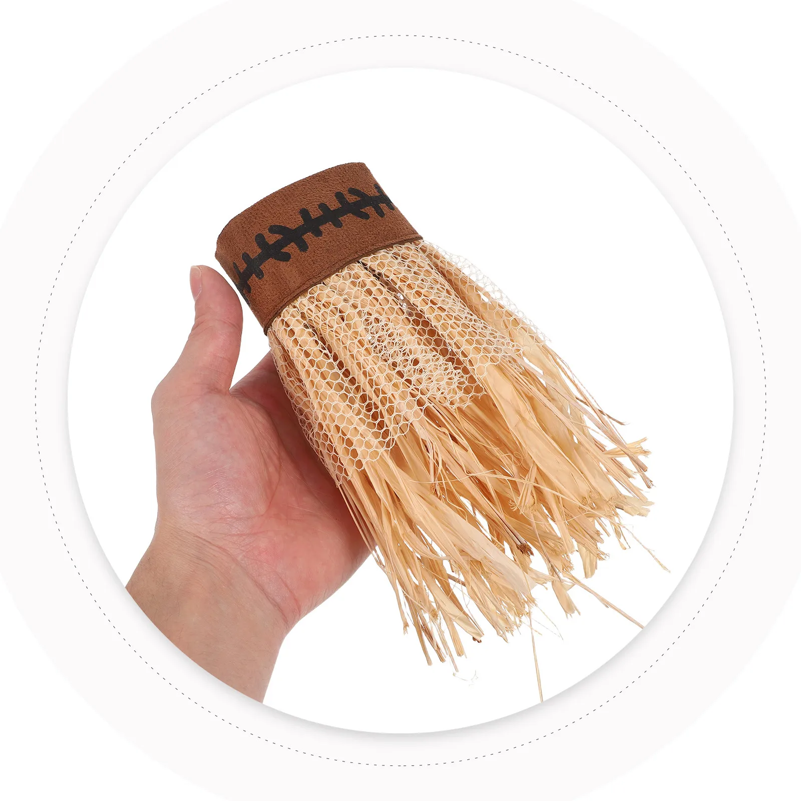 1 Conjunto de Disfraz de Espantapájaros: Sombrero de Paja, Diadema, Lazos para Muñecas, Guantes y Accesorios para Halloween, Fiesta de la Cosecha, Traje de Espantapájaros para Adultos