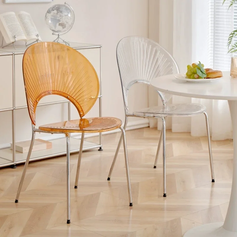 Fancy Unique Dining Chairs Space Saving Design Makeup Tables Low Back Dining Chairs Clear Bedroom Silla De Comedor Set Furniture