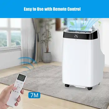 便攜式空調,冷氣量10000 BTU,覆蓋面積450平方英尺,三合一智慧冷凍系統,附遙控器 6 最佳銷售 智慧空調 - №3