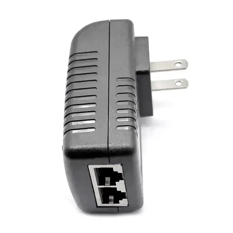 AU61-2X 48V Gigabit Poe Injector Poe 48V/0.5A Output IEEE 802.3Af/At Passive Poe+ 10/100/1000Mbps US Plug