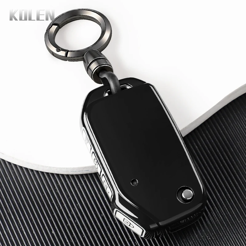 

Premium TPU Car Flip Key Case Cover Shell For Kia Picanto 2025 K5 Sportage Seltos Sports Ceed Xceed Sport Niro Key Protector Fob