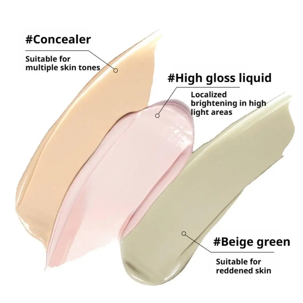 더샘 롱래스팅 리퀴드 컨실러 다양한 색상 잡티 다크서클 커버 일상 메이크업에 적합한 얼굴 컨실러