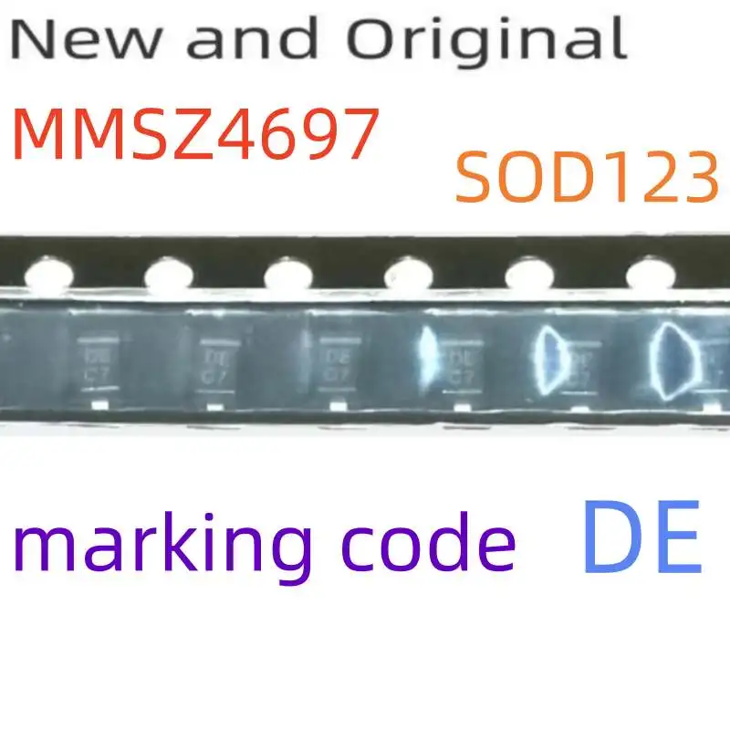 Mmsz4697 Mmsz4697T1G Mmsz4697-V Sod-123 9.5V Small Signal Zener Diodes Marking Code De