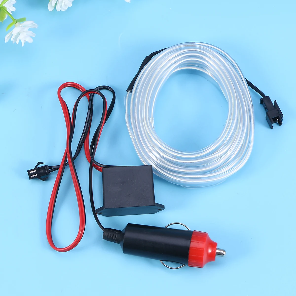 

Led Cold Light Line For Car Decoration Atmosphere Lamp Ambient Light Dashboard Door Interior Lighting Sky-Blue