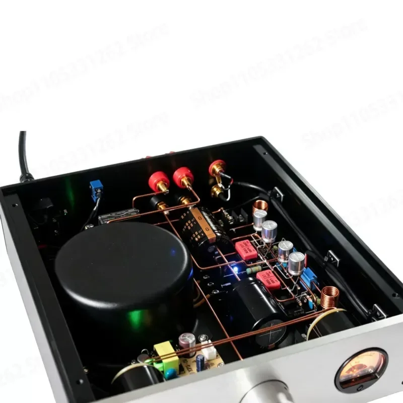 1875 Point to Point Amplifier DIY Handmade VU Meter Version TDA2050 TDA2052 Optional HIFI Amplifier
