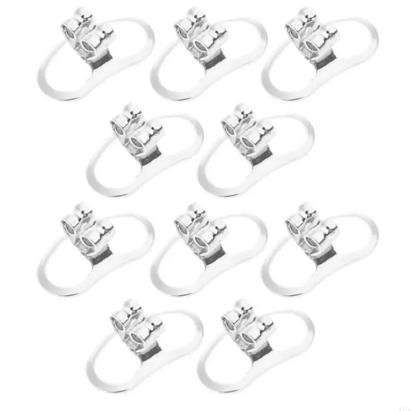 Picture 5: X4YA 10 Pack Replacements Locking Earring Backs Earring Plugs Secure Locking Backing