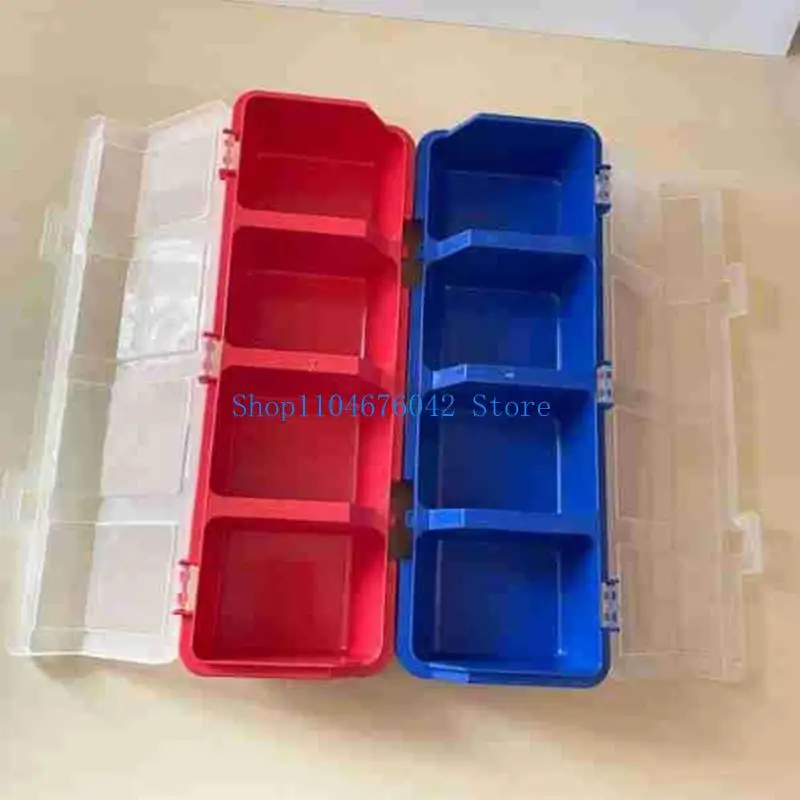 652F Large Capacity Transparent Plastic Cosmetics Storage Box Holder Case Display Container Small Accessories