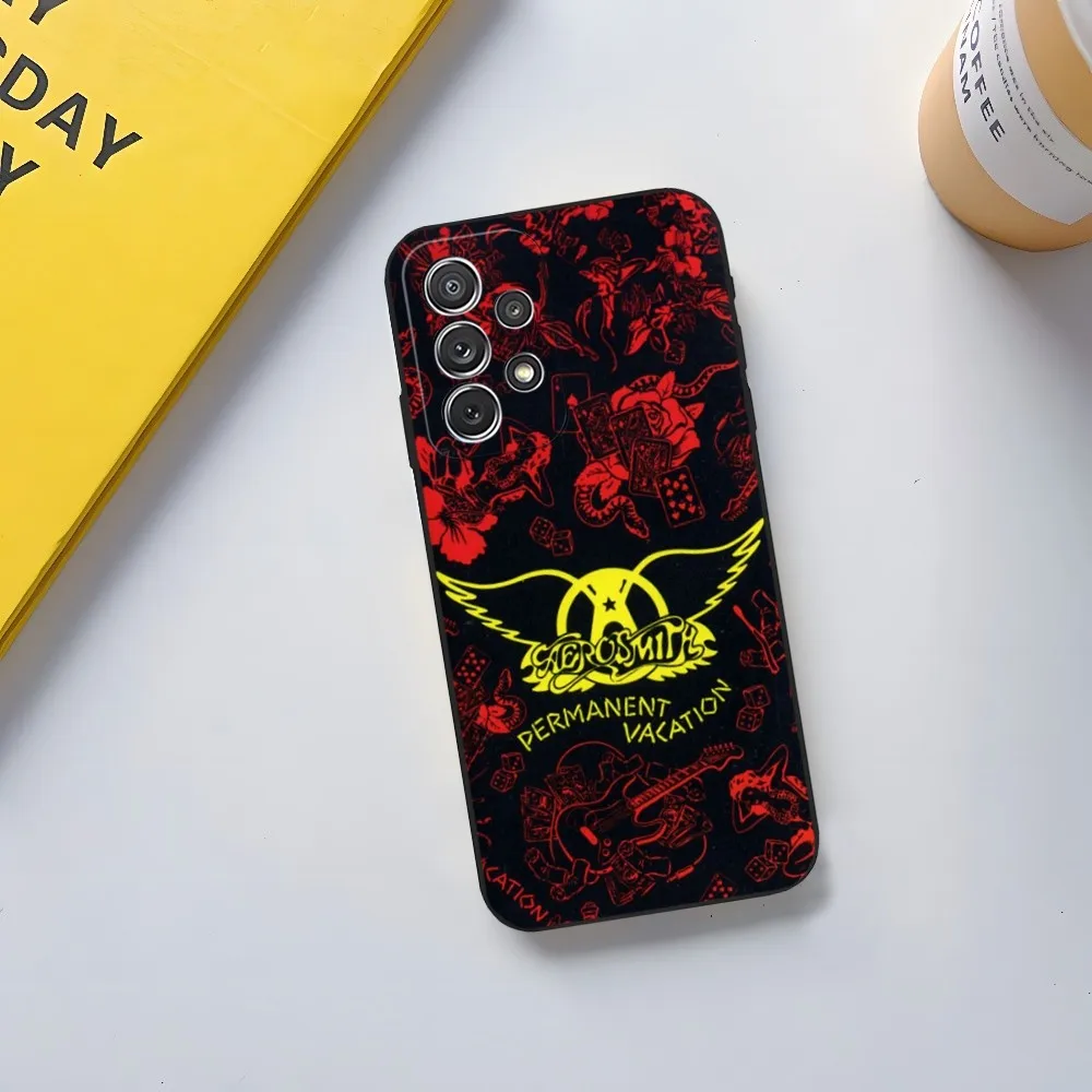 Punk Aerosmith Rock Cool Phone Case for Samsung Galaxy S23 Ultra S24 S22 S20 Fe S21 Plus A54 A34 A24 A53 M54 Note 20 Cover