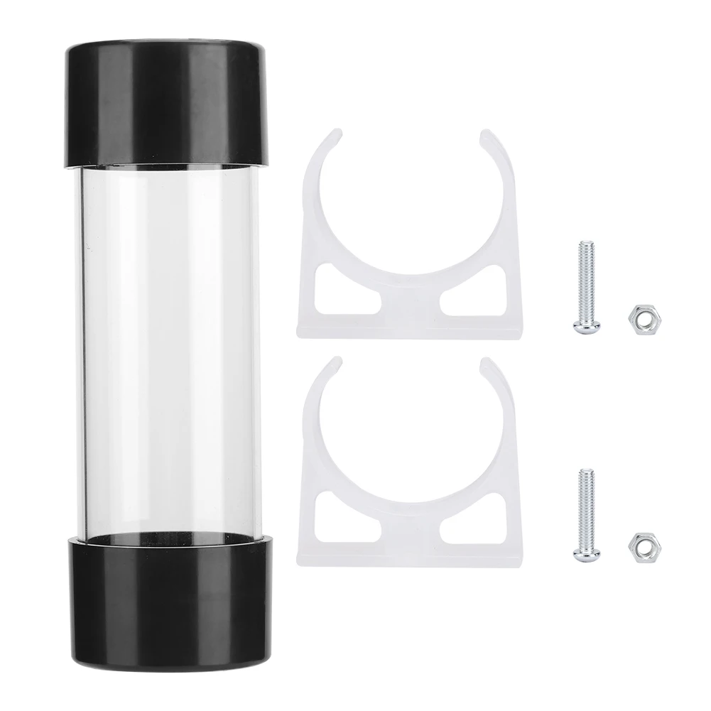 Cylinder Water  Transparent Cylindrical Computer Water Cooling Water  150MM with G1 / 4 Thread