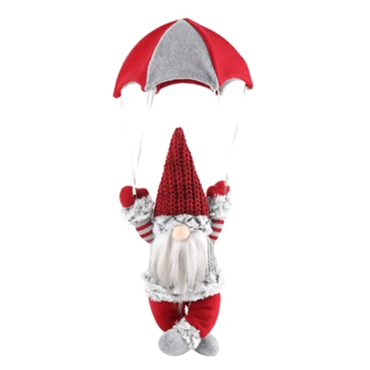 Gnome Figurine Skydiving Gnome Doll on the Table Shelf Desktop Parachute Tomte Plush Gnome Gifts Themed Tree Decor