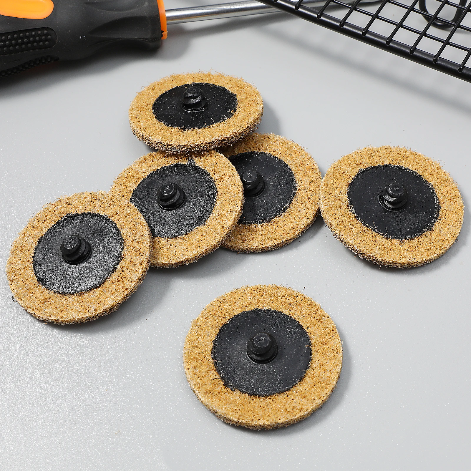 50 шт. шлифовальные диски, шлифовальные круги, средство для удаления ржавчины, инструмент для зачистки краски, средство для удаления оксида металлической поверхности, бетон, камень, дерево