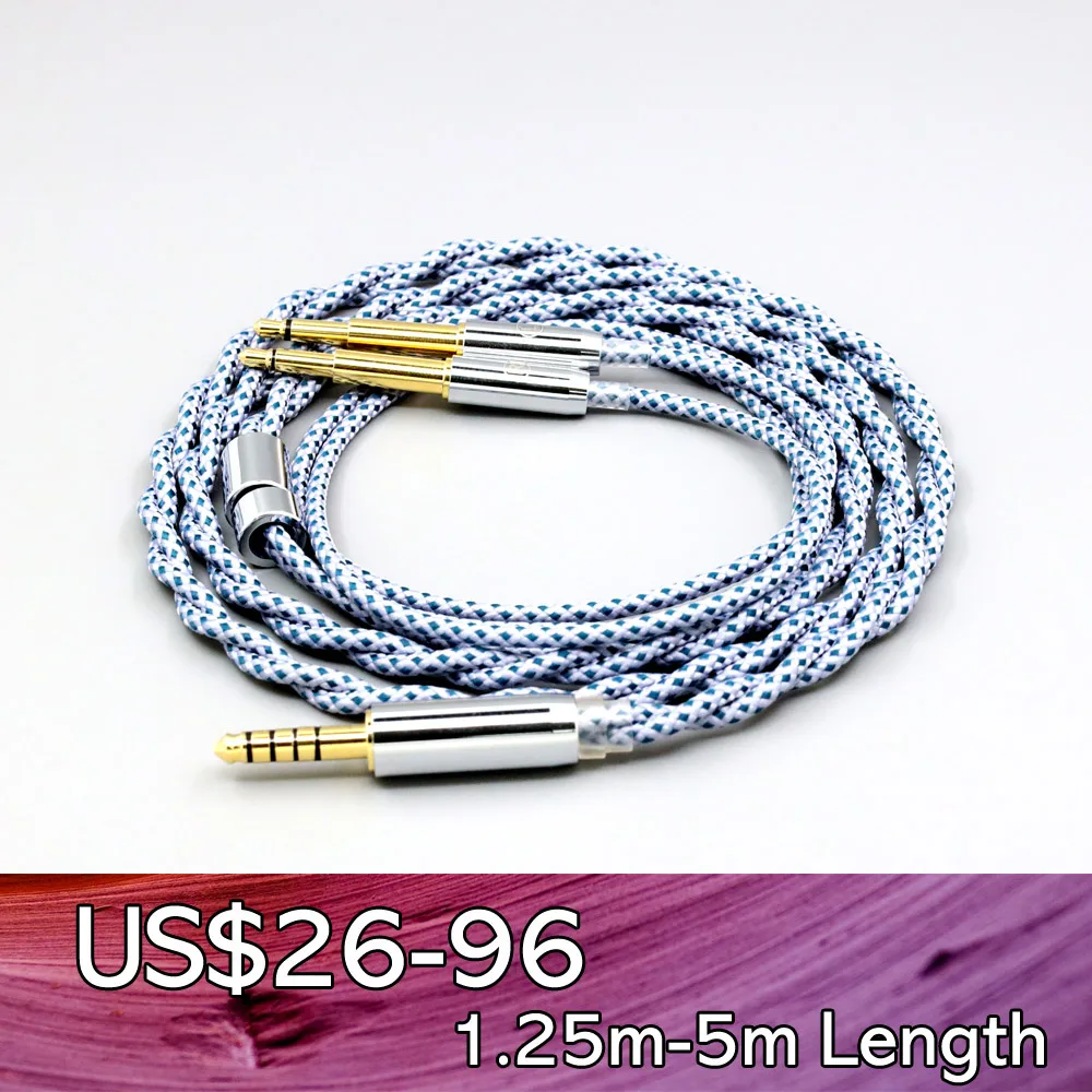 

99% Pure Silver Mix Graphene OCC Shielding Earphone Cable For Meze 99 Classics NEO NOIR Headset Headphone LN008646