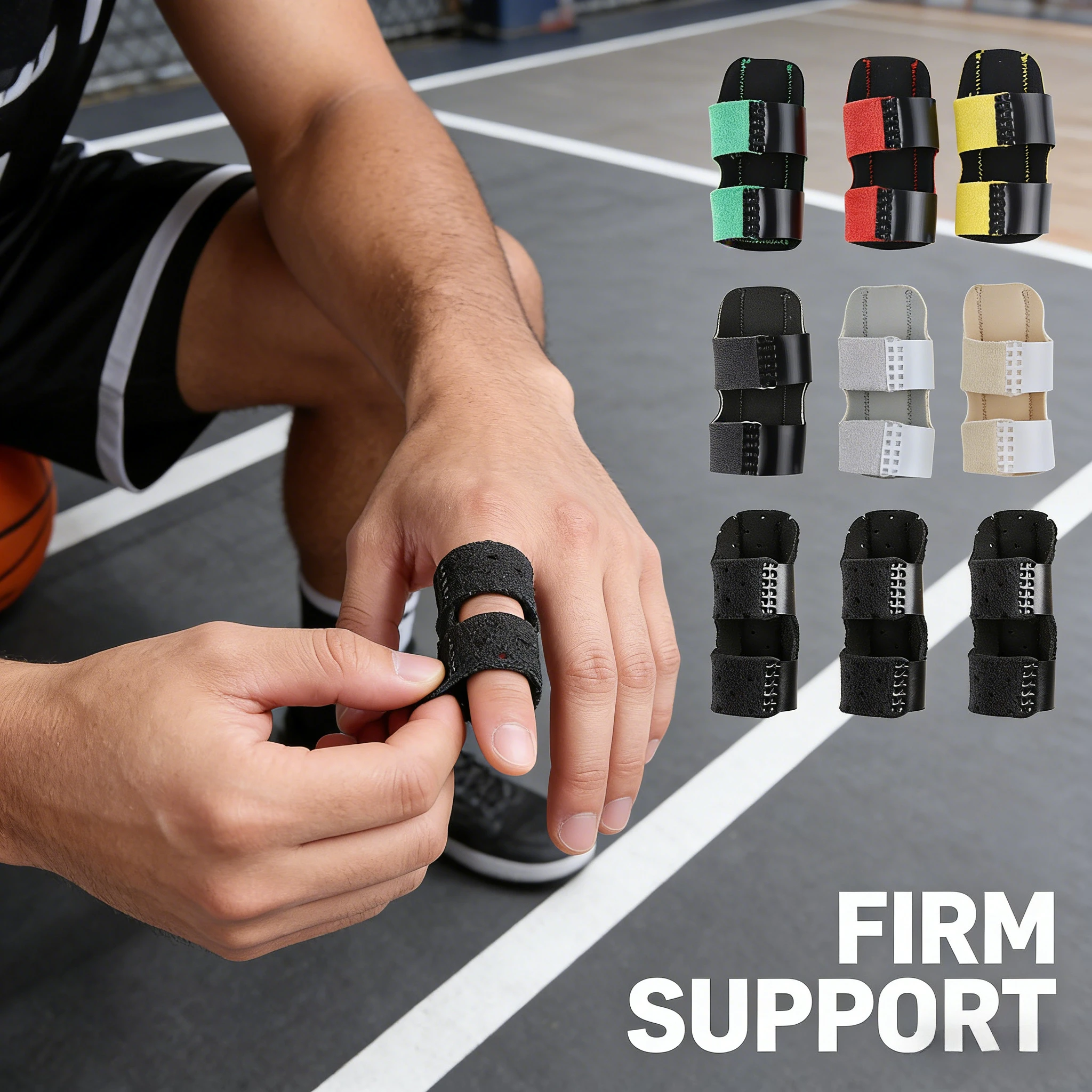 

Всесезонная унисекс повязка для поддержки пальцев, спортивная защита суставов, стабилизатор для коррекции пальцев, регулируемая многоразовая защита для рук