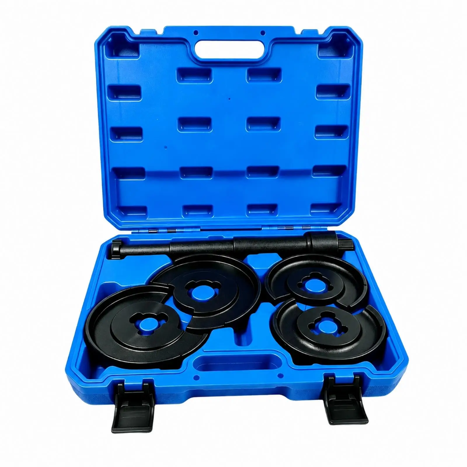 Carbon Steel Auto Spring Compressor Tool Kit Coil Spring Removal Installer for Shock Absorber Work Without Full Disassembly