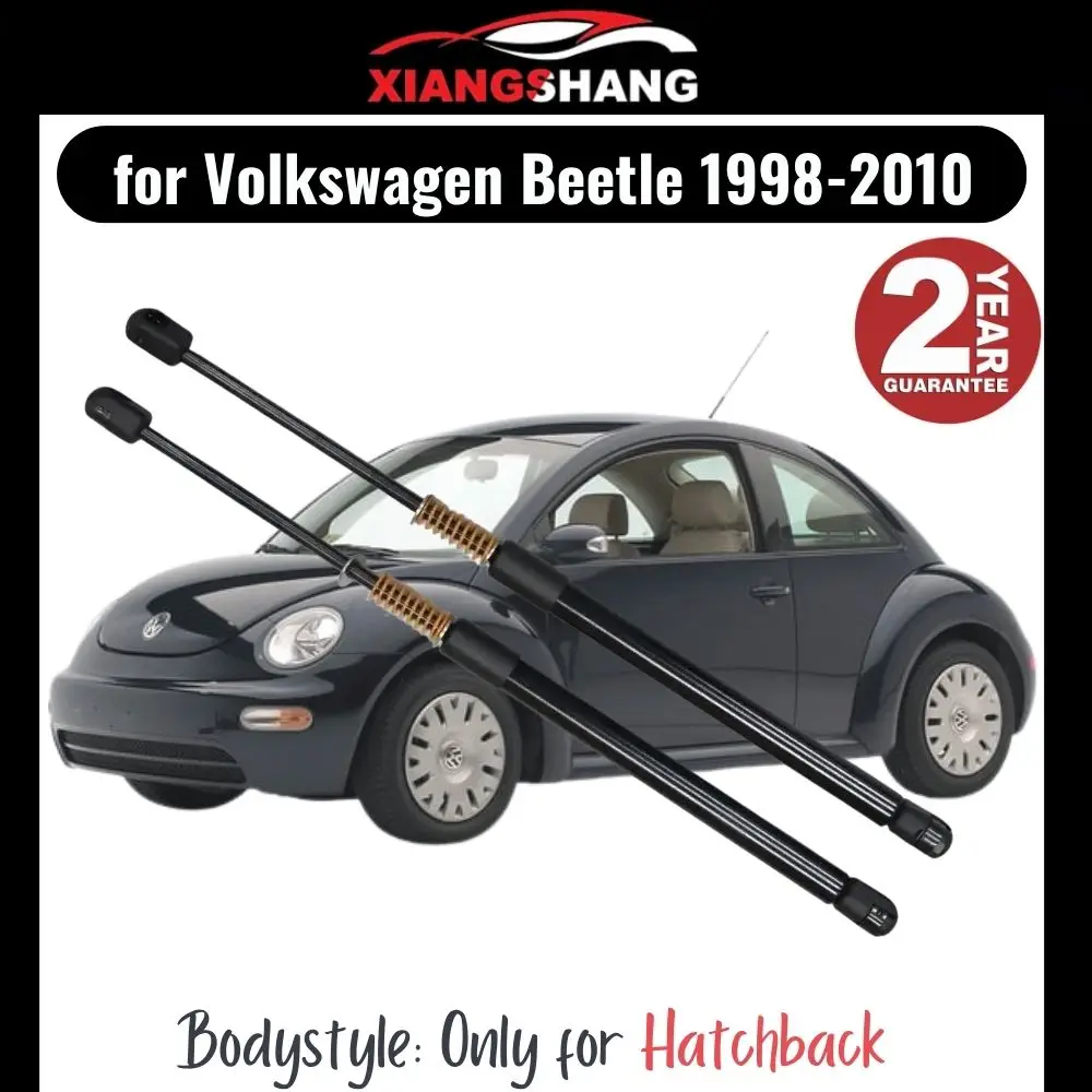 

2pcs Rear Tailgate Damper for Volkswagen New Beetle 1998-2010 Hatchback With Spoiler WITH SPRING Trunk Boot Gas Gas Struts