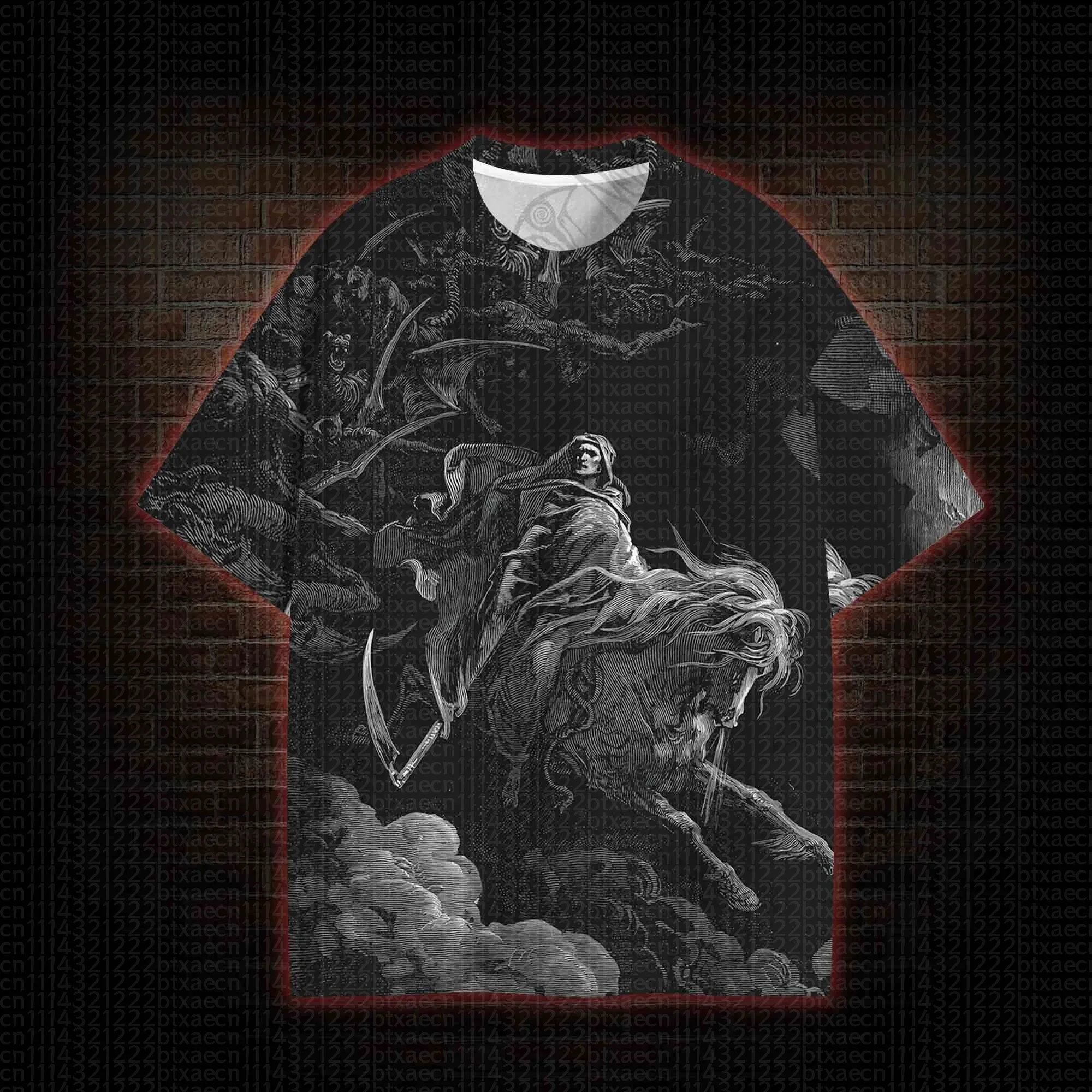 2026 New Movie Sporty Fashion Adult & Kids Round Neck T-Shirt Streetwear Gothic Horror Film Gift