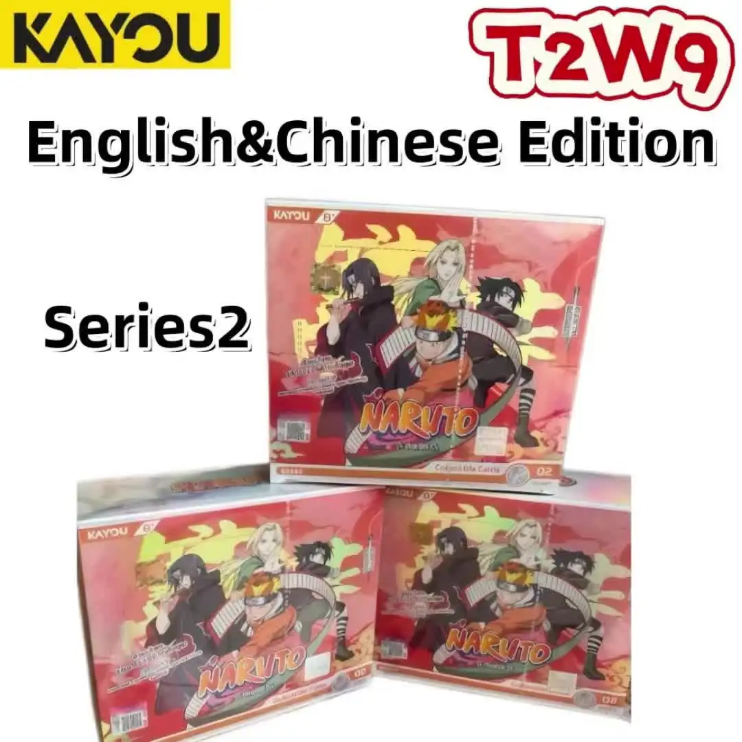 Kayou Naruto Card Box T2W9 English&Chinese Version CR UR MR AR SSR