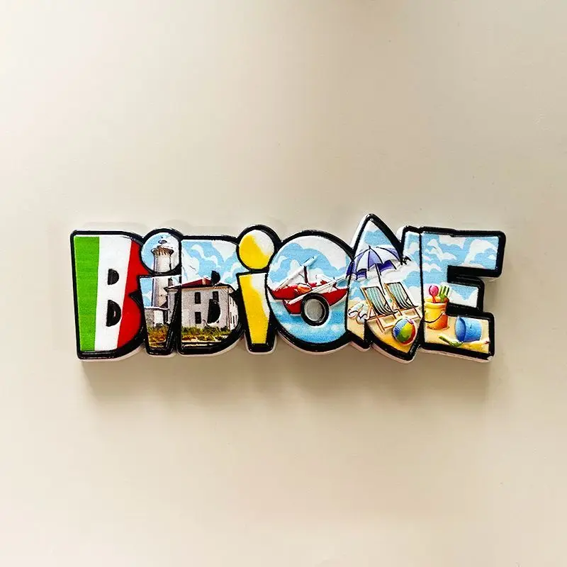 

Italy Travel Souvenirs Refrigerator Magnets Creative Home Decorations 3D Magnetic Stickers Personalized Crafts Gi