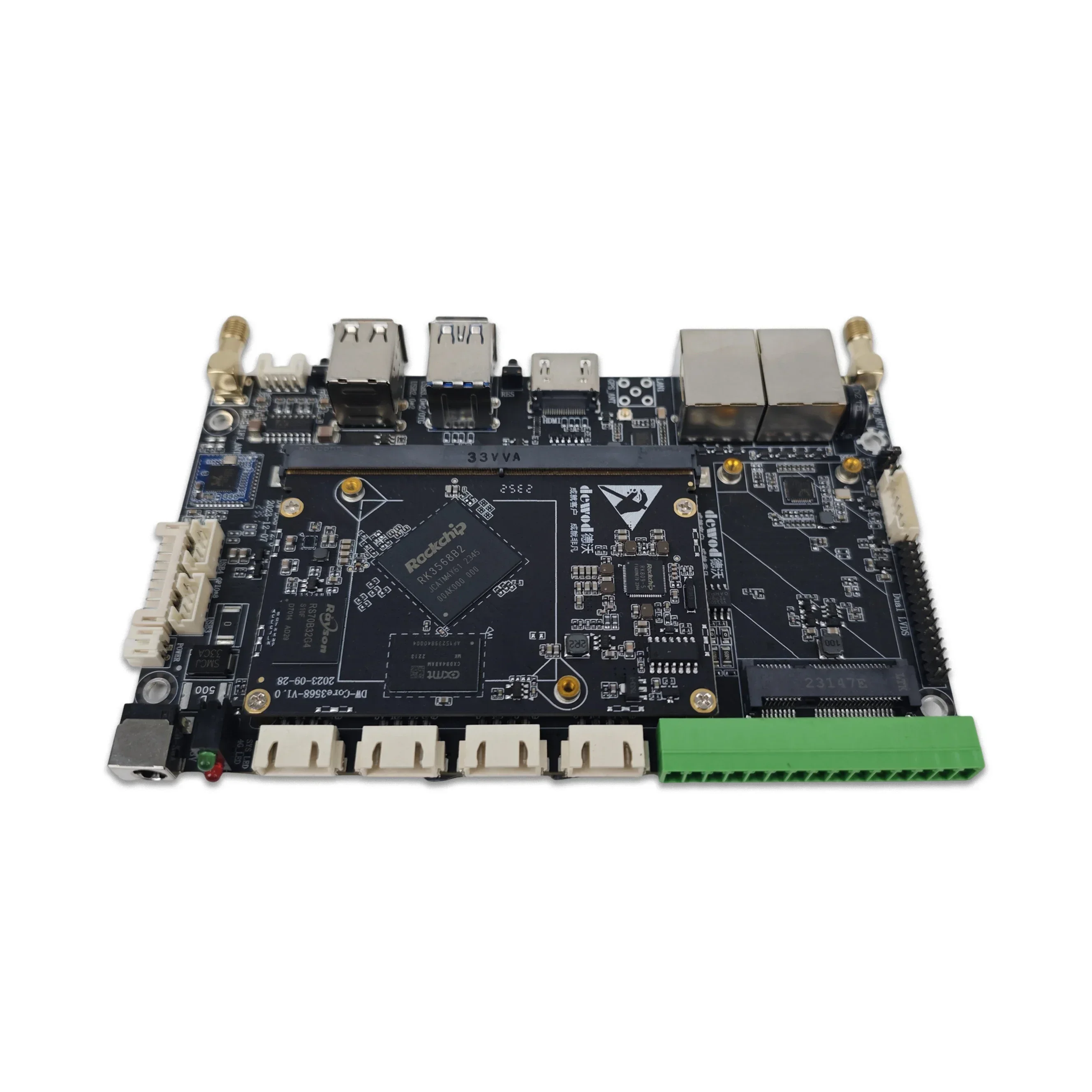 Best Android 11.0 Linux OS PC Board Motherboard RK3568 RK3399 Industrial PCBA Motherboard For Panel PC Advisement