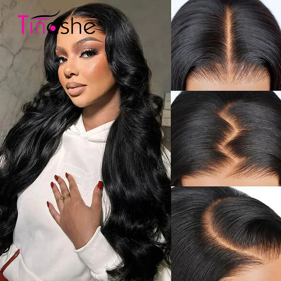 Tinashe Ready To Go Lace Front Human Hair Wig Pre Plucked&Bleached Body Wave Lace Front Wig 200% 250% 13x6 HD Lace Frontal Wig