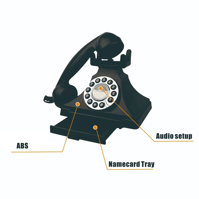 Libro degli ospiti audio quotidiano Telefono per matrimoni Registrazione telefonica Libro degli ospiti con messaggio audio personalizzato Stile retrò classico per la festa