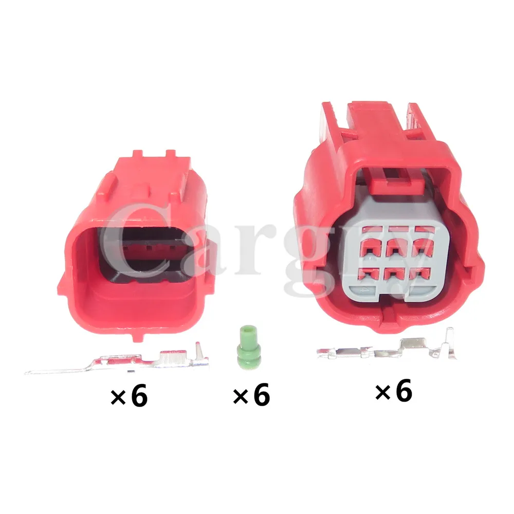 1 Set 6P MWTRB-06-1A-R MWTPB-06-1A-R AC Assembly Auto Small Current Low Power plug Car OBD Diagnostic Electric Cable Socket