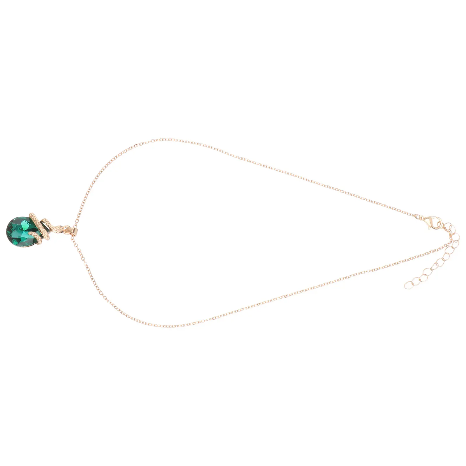 

1PC Creative Crystal Glass Snake Necklace Delicate Fashion Neck Pendant Fine Jewelry