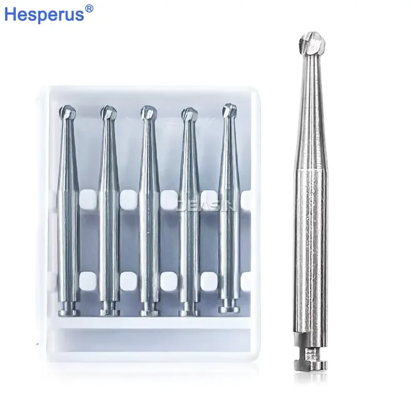 2026 5PCS/BOX Burs Low Speed Round 2.35mm RA Series for Shank Length 22.5mm Dentist