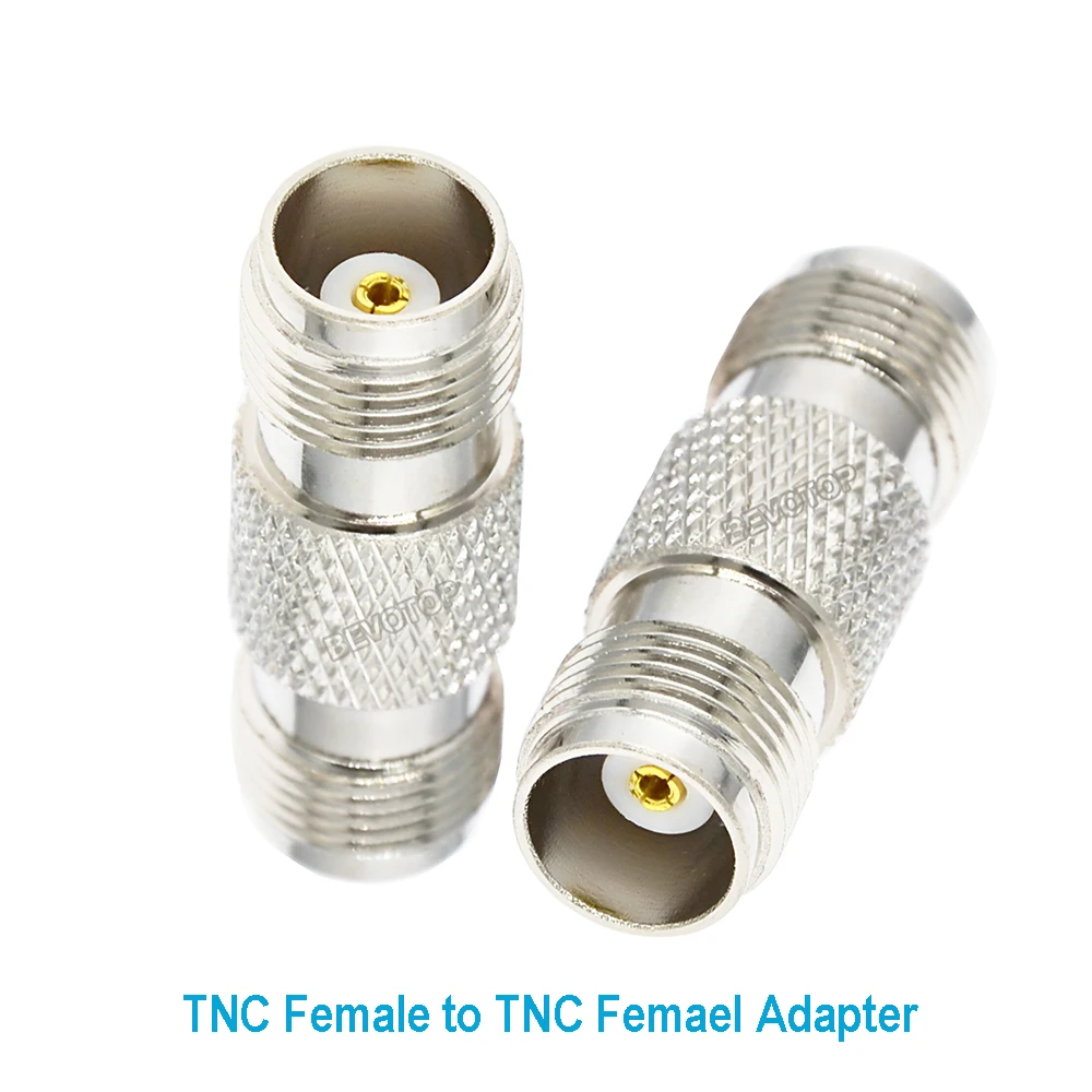 10PCS TNC Female to TNC Female Jack Straight Connector for Wifi Radio TNC to TNC RF Coaxial Adapter Wholesales