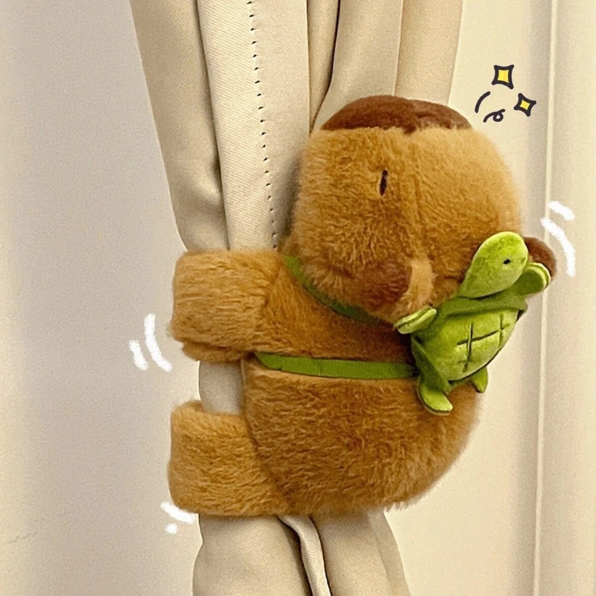 Pengikat tirai binatang mewah yang menggemaskan-KOALA, Capybara, dan banyak lagi!