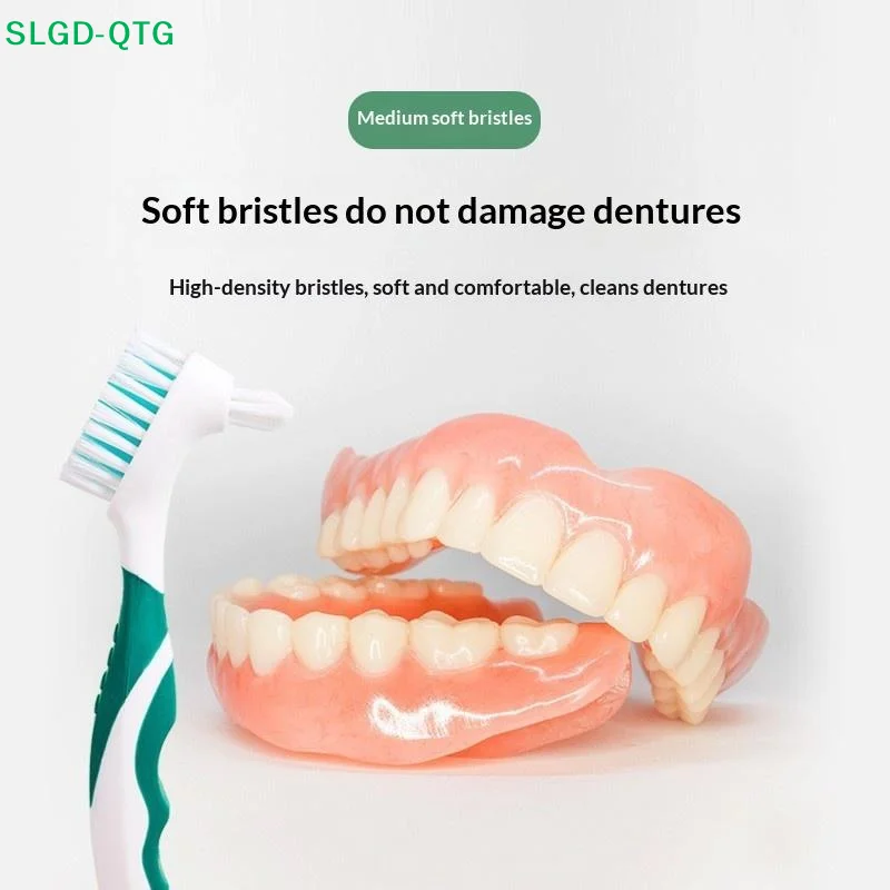 NEW 1Pcs Invisible Braces  Retainer Descaling Brush Double Sided Denture Toothbrush Cleaning Brush