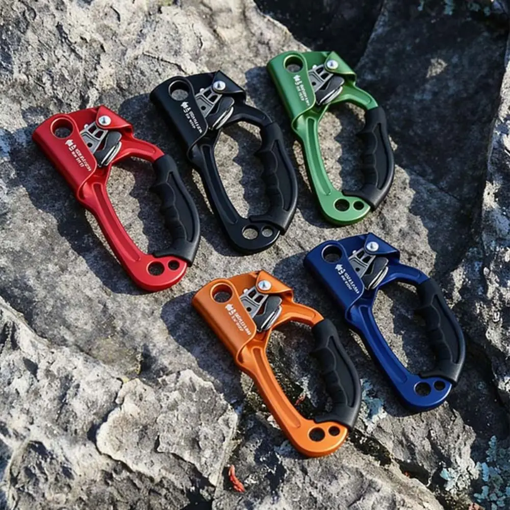 High-altitude Tools Rock Climbing Ascender Anti Fall Design Protective Equipment Mountaineer Handle Ascender Automatic Locking